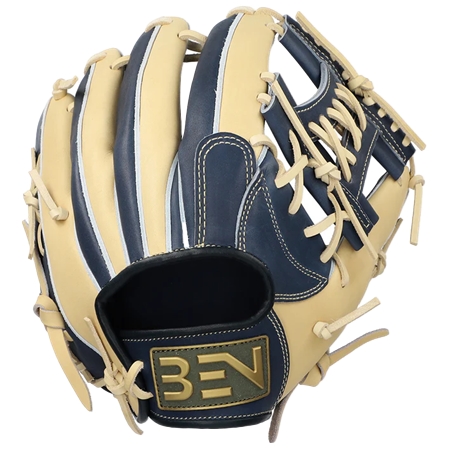 BEN GENERAL(ベンゼネラル) 野球 グローブ 硬式用グラブ　内野手用　ネイビー×キャメル