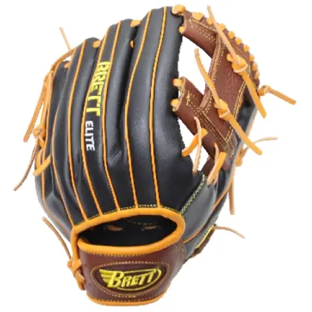 BRETT(ブレット) 野球 グローブ ELITE SERIES BE-17-115 SYNTHETIC LEATHER SHELL WITH LEATHER PALM