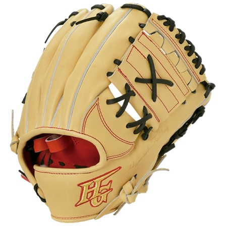 HiGOLD(ハイゴールド) 野球 グローブ 硬式 遊撃手・二塁手　エクリュベージュ×ブラック　技極　WKG3196　右投げ