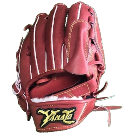 YAMATOグラブ工房(ヤマトグラブコウボウ) 野球 グローブ BBA-106Wベルト ループ付き 投手ワインレッド