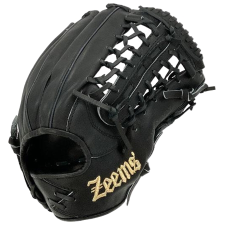 Zeems(ジームス) 野球 グローブ 軟式グローブ 三方親 外野手用 右投げ用 湯もみ加工済み SV-528GBNZ