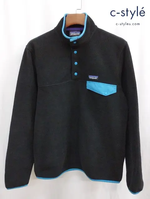 patagonia パタゴニア プルオーバー S ブラック ハーフボタン 25551