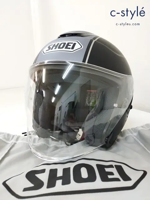 SHOEI ショウエイ ヘルメット M・57cm ブラック×グレー J-Cruise CORSO 製造年月日 2017/09/20