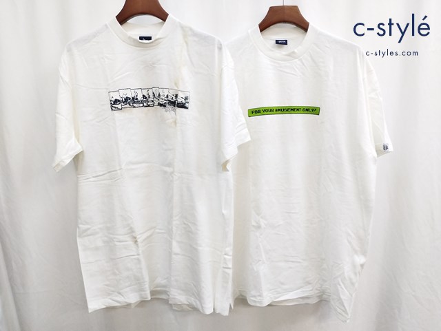 STUSSY ステューシー Tシャツ XL ホワイト プリント 計2点