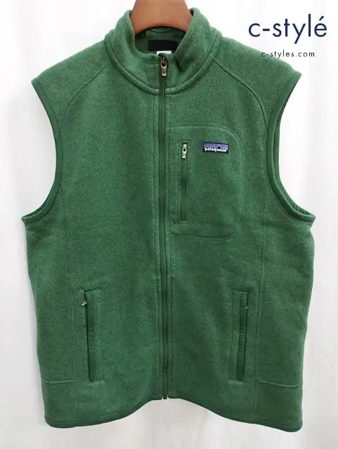 Patagonia パタゴニア フリースベスト L グリーン 25880SP12