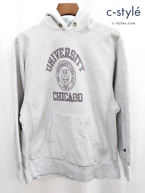 Champion チャンピオン パーカー XL グレー 80s Reverse Weave Sweat Parka UNIVERSITY OF CHICAGO