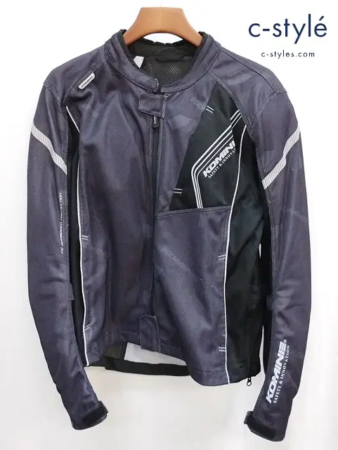 KOMINE コミネ プロテクトフルメッシュジャケット XL ブラック JK-128 07-128 バイクウェア