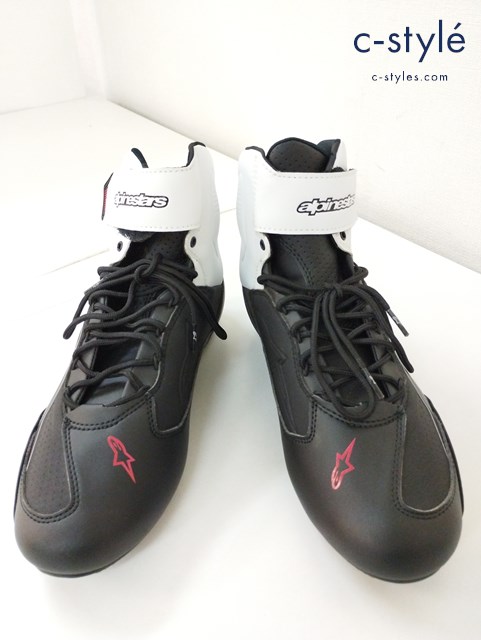 alpinestars アルパインスターズ バイクシューズ US9 ブラック×ホワイト FASTER 3 2510219