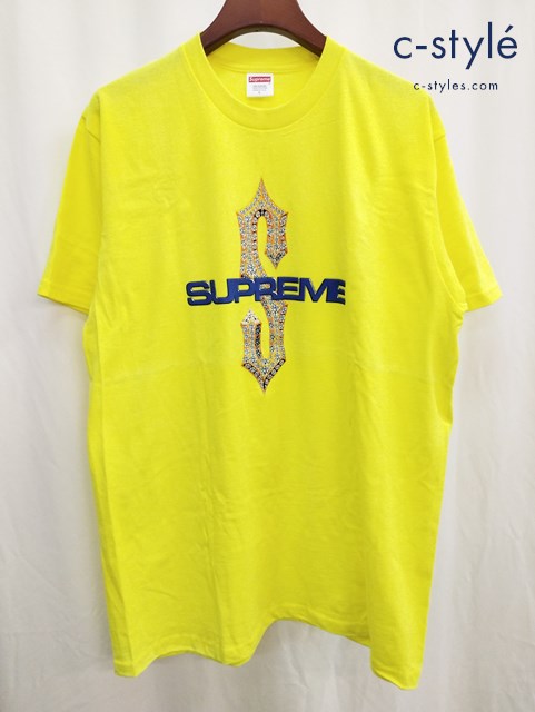Superme シュプリーム Tシャツ L イエロー 綿100% USA製
