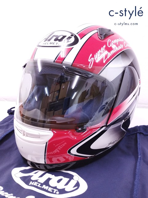 ARAI アライ フルフェイス ヘルメット 59.60cm マルチカラー Astro-Tr SV HACKER 製造年月日 03/04/25