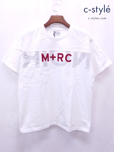 M+RC NOIR マルシェノア Tシャツ L ホワイト BIG LOGOTEE 003887