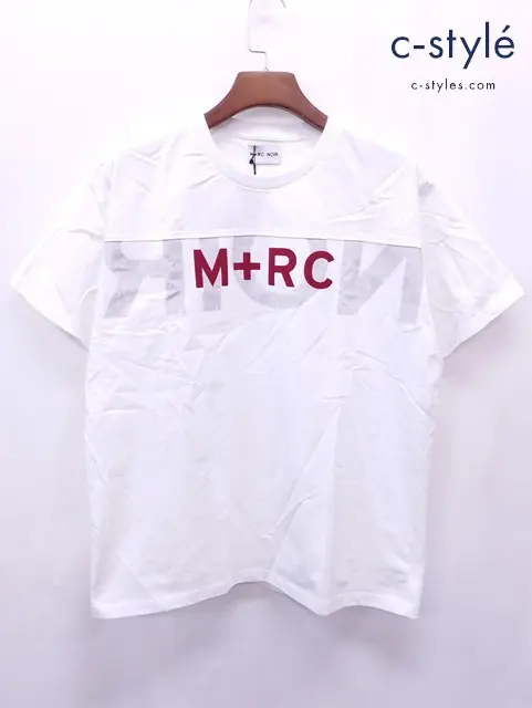 M+RC NOIR マルシェノア Tシャツ L ホワイト BIG LOGOTEE 003887
