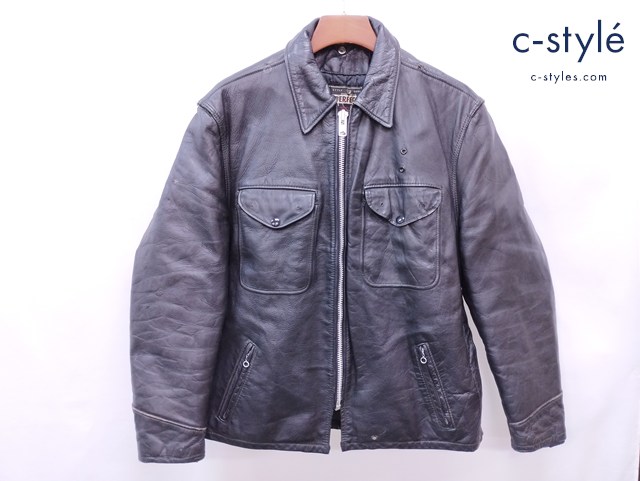 Schott PERFECTO ショットパーフェクト レザージャケット 42 ブラック