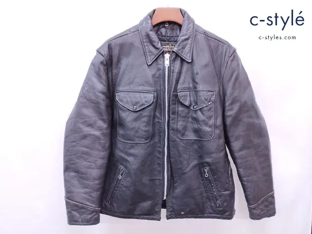 Schott PERFECTO ショットパーフェクト レザージャケット 42 ブラック