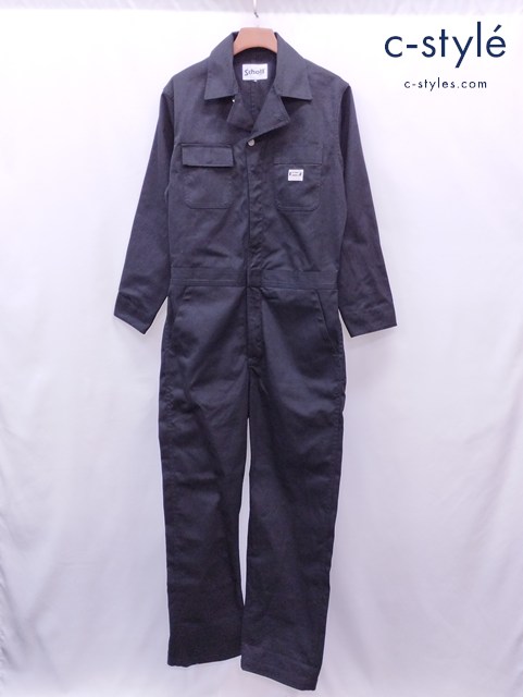 Schott ショット ジャンプスーツ M ブラック オールインワン ツナギ 782-5910005
