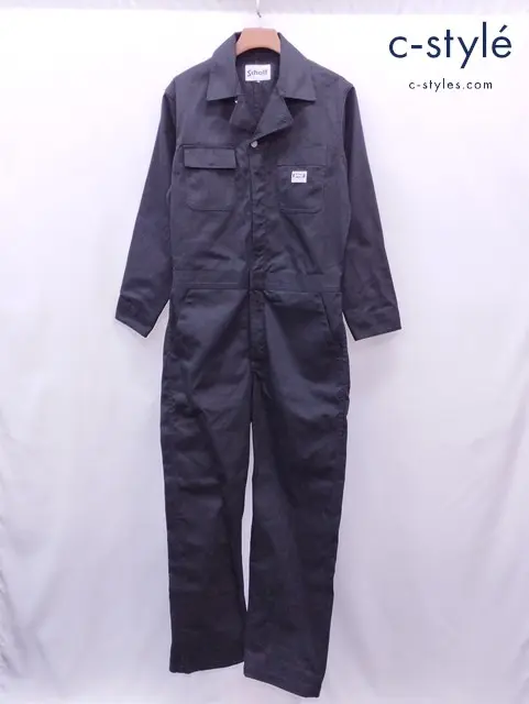 Schott ショット ジャンプスーツ M ブラック オールインワン ツナギ 782-5910005