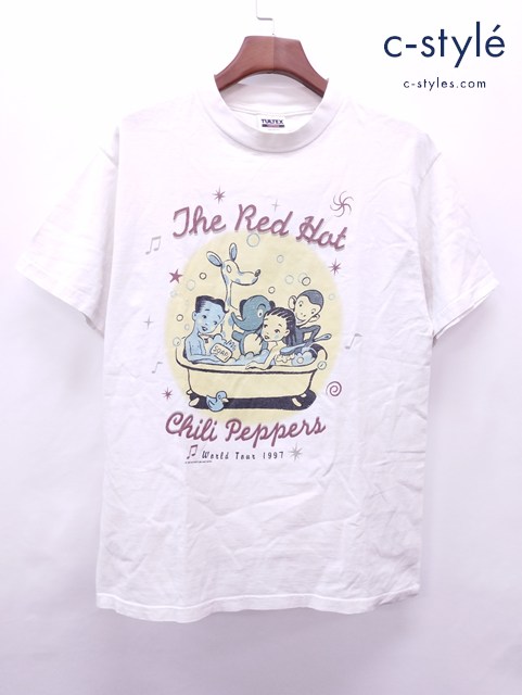TULTEX バンドT L ホワイト Red Hot chili peppers お風呂