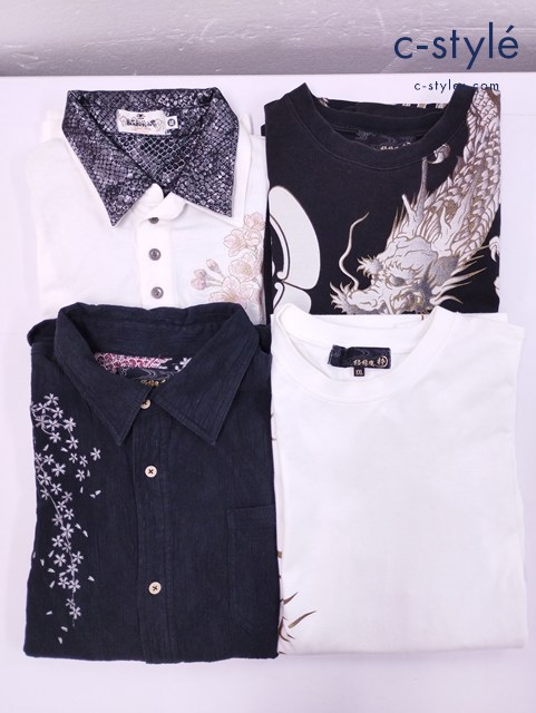 絡繰魂 からくりだましい シャツ ポロシャツ Tシャツ XL XXL 刺繍 計4点