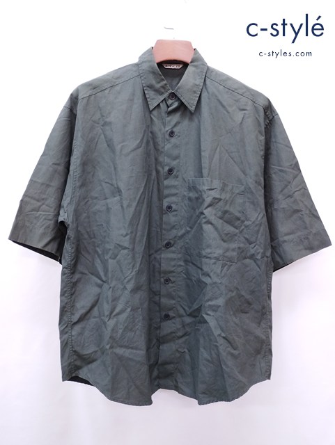 AURALEE オーラリー 半袖シャツ 4 カーキ A8SS03TN