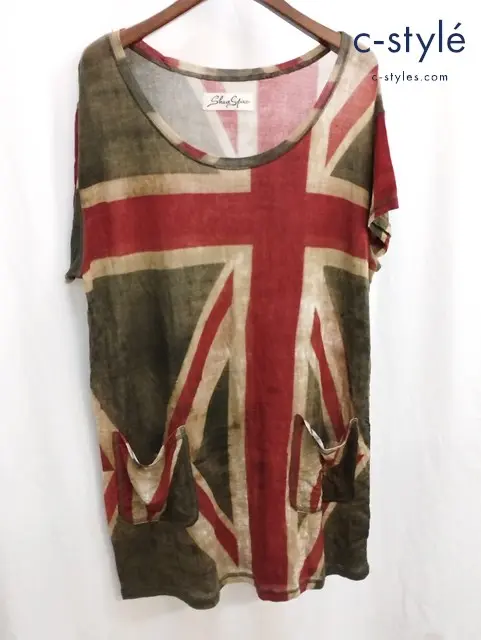 SHARE SPIRIT シェアスピリット ワンピース 36 マルチカラー KS1530 ユニオンジャック レディース