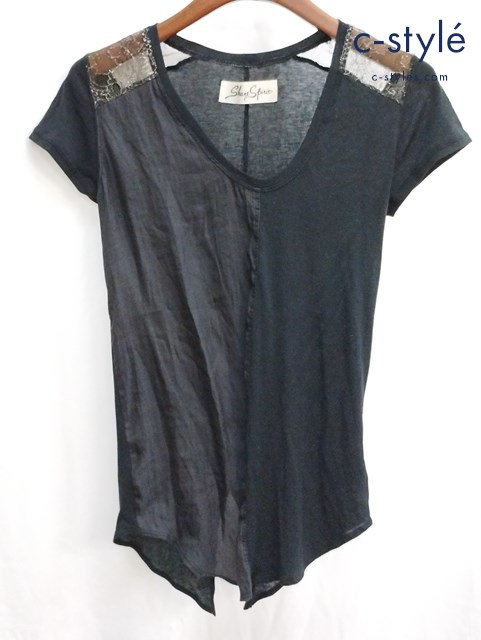 SHARE SPIRIT シェアスピリット Tシャツ 38 ブラック KS1515 レディース