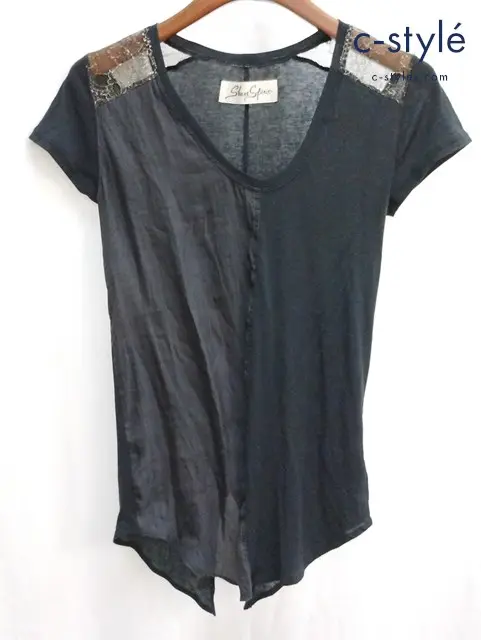 SHARE SPIRIT シェアスピリット Tシャツ 38 ブラック KS1515 レディース