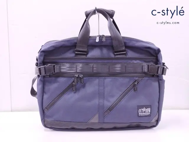 Manhattan Portage×SHIPS 3WAYブリーフケース ネイビー ビジネスバッグ