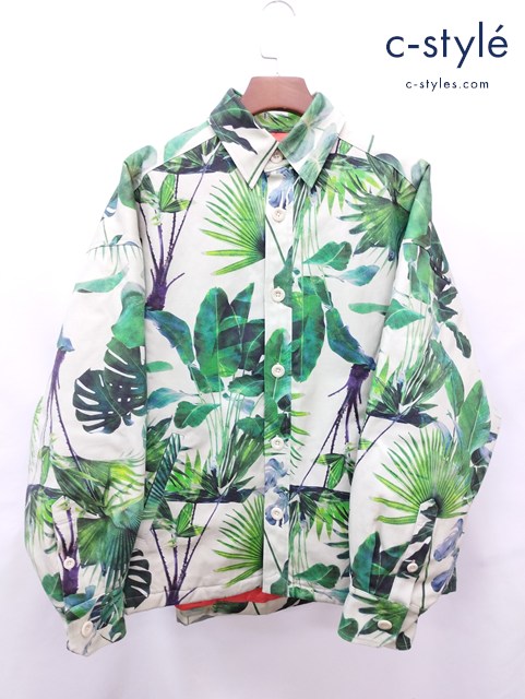 kolor BEACON カラービーコン ブルゾン グリーン系 22WBM-SAMPLE リーフ柄