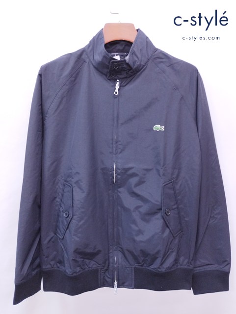 LACOSTE ラコステ 2.5レイヤースイングトップジャケット US・M ブラック BH063LJ-99